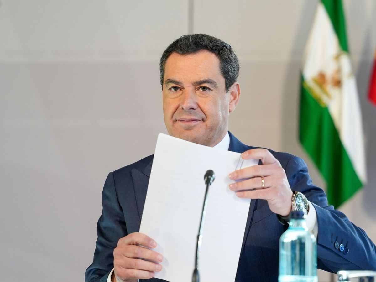Foto: El presidente de la Junta de Andalucía, Juanma Moreno. (Europa Press)