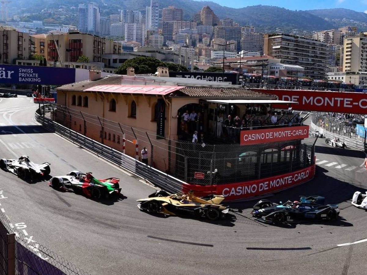 Foto: La Fórmula E, a su paso por el circuito urbano de Montecarlo