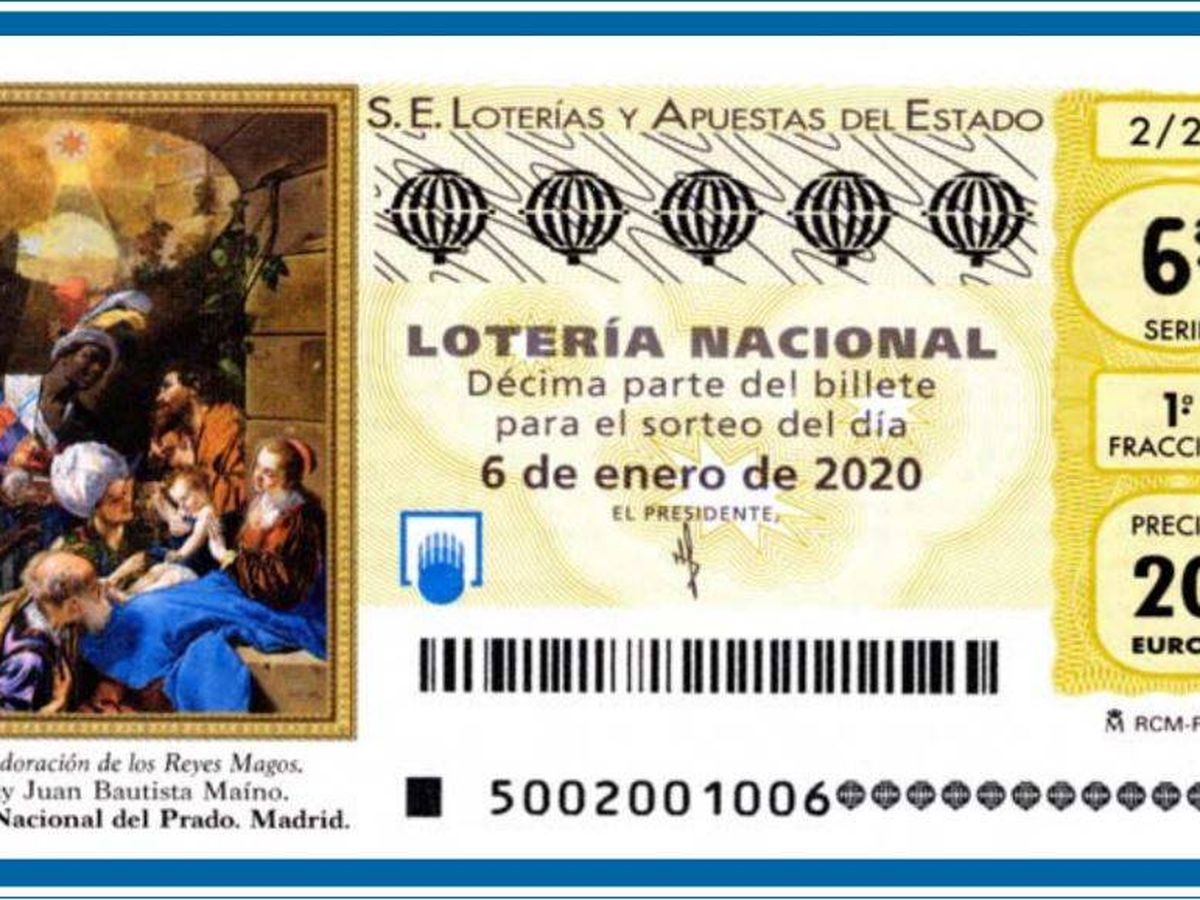 Foto: Lotería de El Niño. (Lotería Nacional)