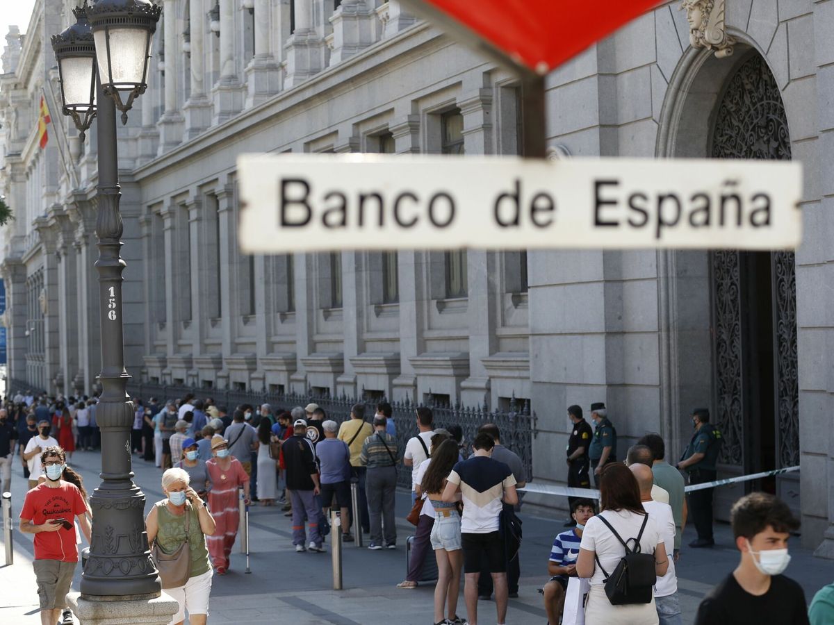 Foto: Fachada del Banco de España. (EFE/Javier Lizón)