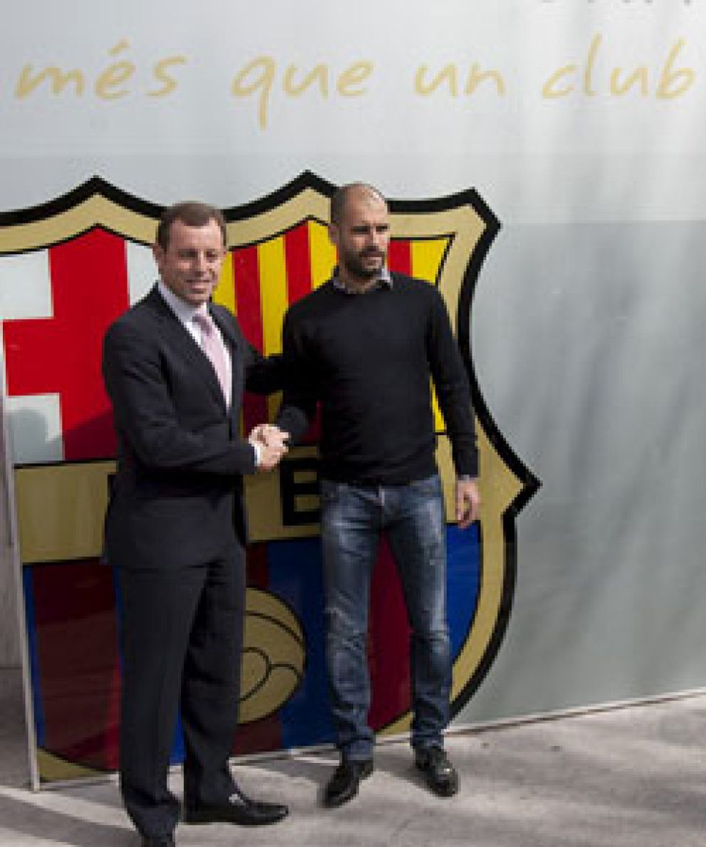 Foto: Pep renueva el día que 'su' Barça recibe por sorpresa un control antidoping
