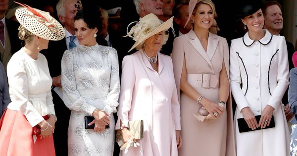 Foto: Doña Letizia con la condesa de Wessex, las duquesas de Cambridge y Cornualles y la reina Máxima. (CP)