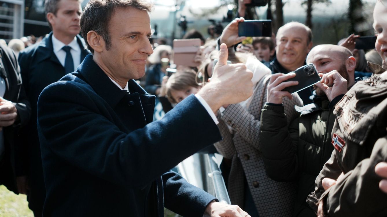 Foto: El presidente Macron. (EFE)