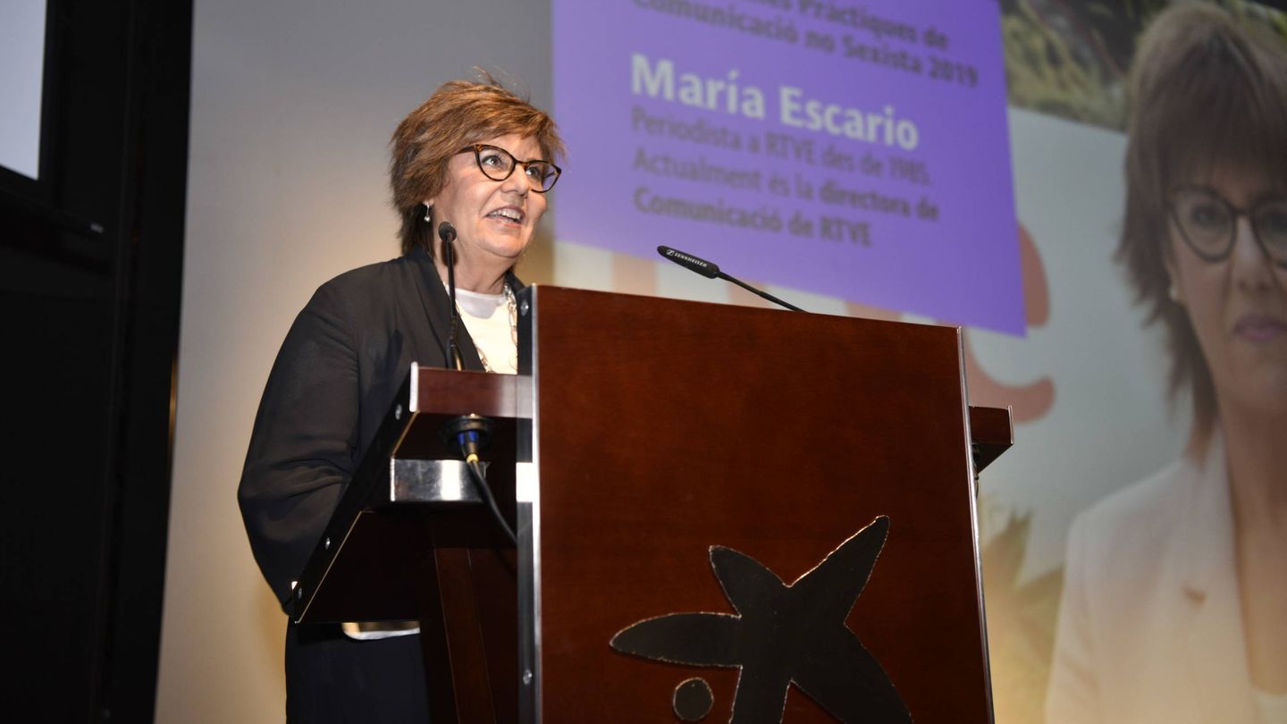 María Escario, en el auditorio del CaixaForum de Barcelona. (RTVE).