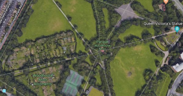Foto: Vista aérea del Hyde Park de Leeds, en Inglaterra (Foto: Google Maps)