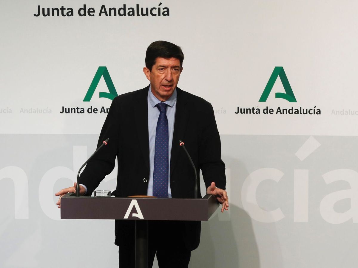Foto: El vicepresidente de la Junta de Andalucía, Juan Marín. (EFE)