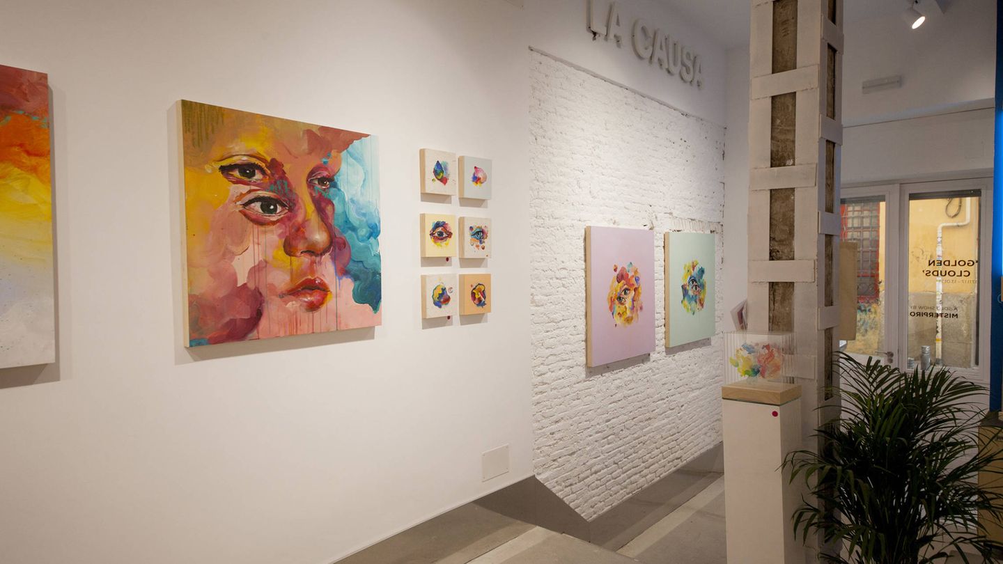 Imagen del interior de La Causa Galería, el nuevo espacio para artistas en Malasaña. (Imagen: Cortesía)