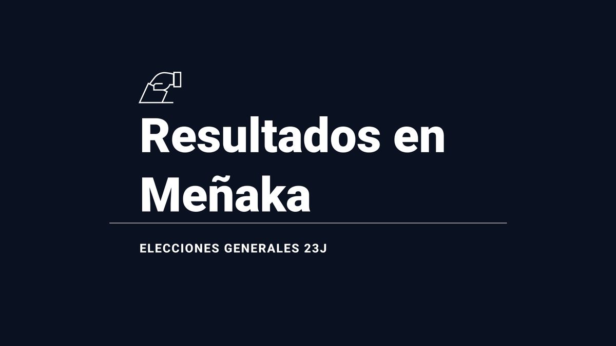 Resultados y ganador en Meñaka de las elecciones 23J: EH Bildu, primera fuerza; seguido de de EAJ-PNV y de SUMAR