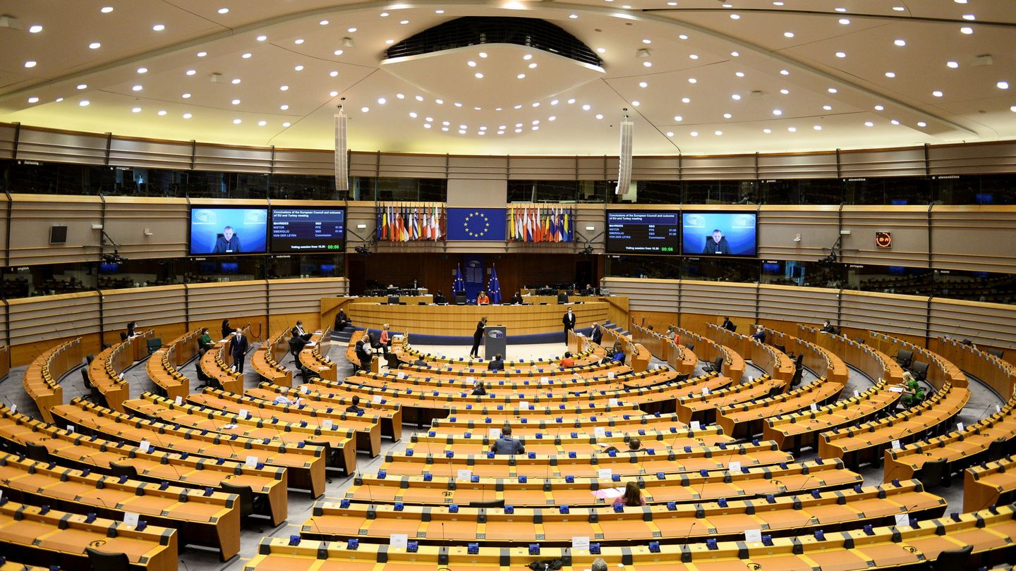 Pleno del Parlamento Europeo en Bruselas. (Reuters)