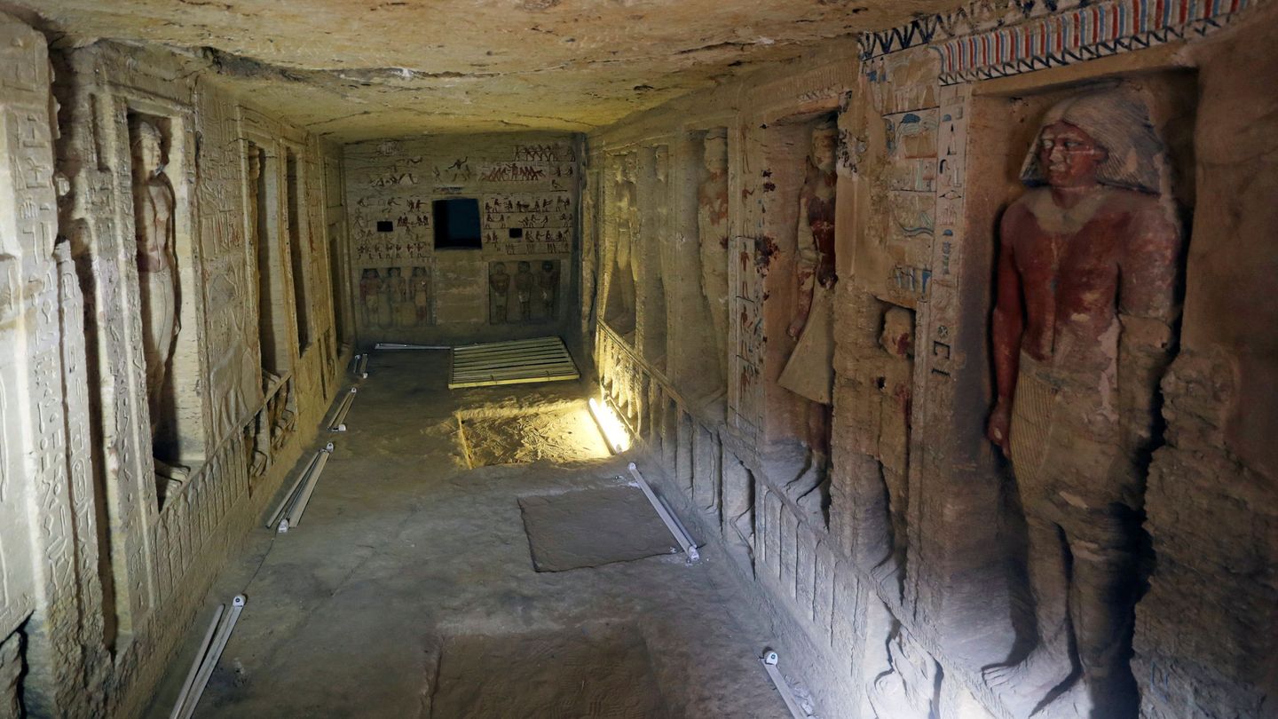 La tumba de 'Wahtye' está excepcionalmente bien conservada (Reuters/Mohamed Abd El Ghany)