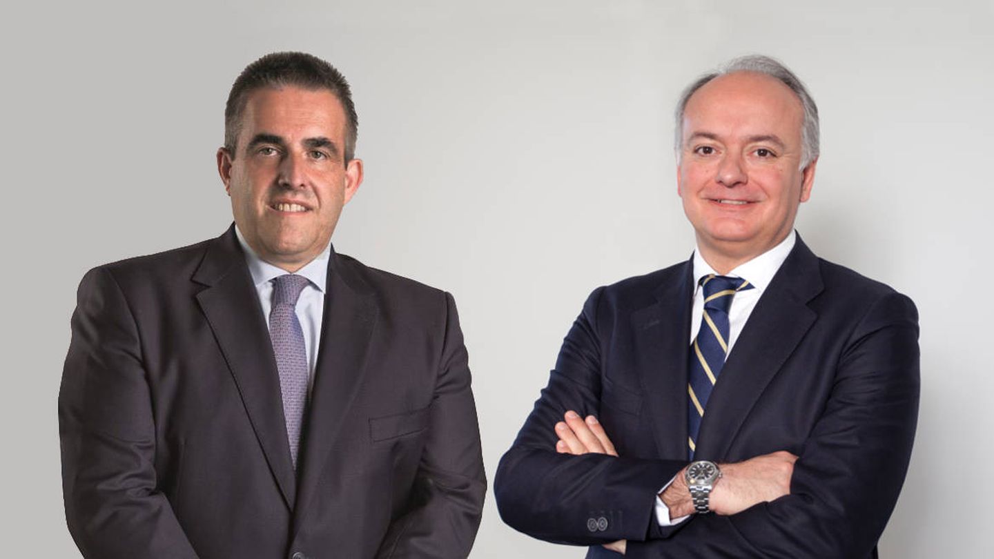Víctor del Pozo, consejero delegado de El Corte Inglés, y Javier Catena, máximo responsable de la nueva filial inmobiliaria.