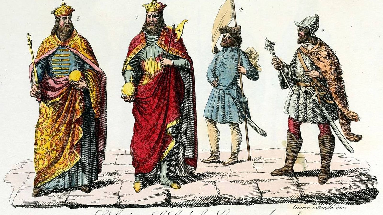 Foto: San Ladislao (segundo por la izquierda), junto a otros reyes de Hungría. (C.C.)