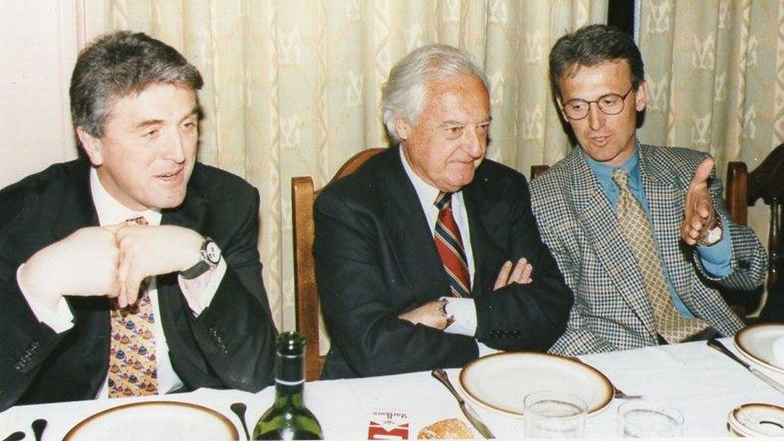 Antic, Ramón Mendoza y Benito Floro.