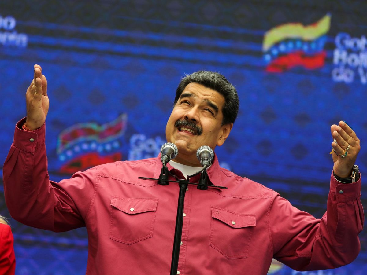 Foto: Maduro en las elecciones legislativas. (Reuters)