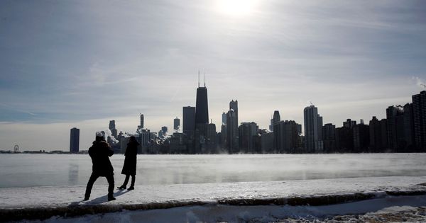 Foto: El frío ha congelado el Lago Michigan y ha dejado Chicago con temperaturas por debajo de 40 bajo cero