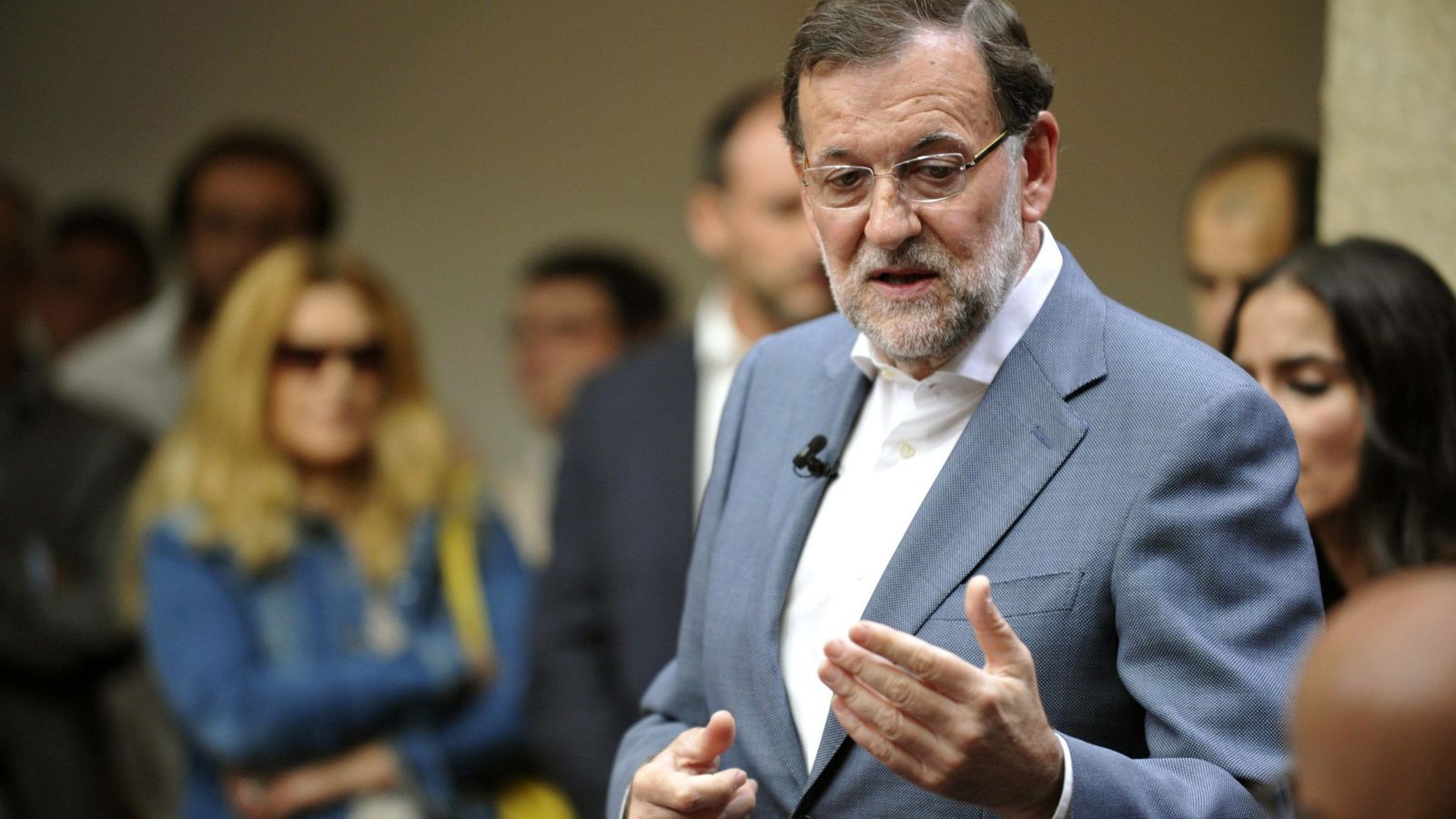 Foto: Rajoy en un acto del PP con jóvenes celebrado en Toledo. (EFE)