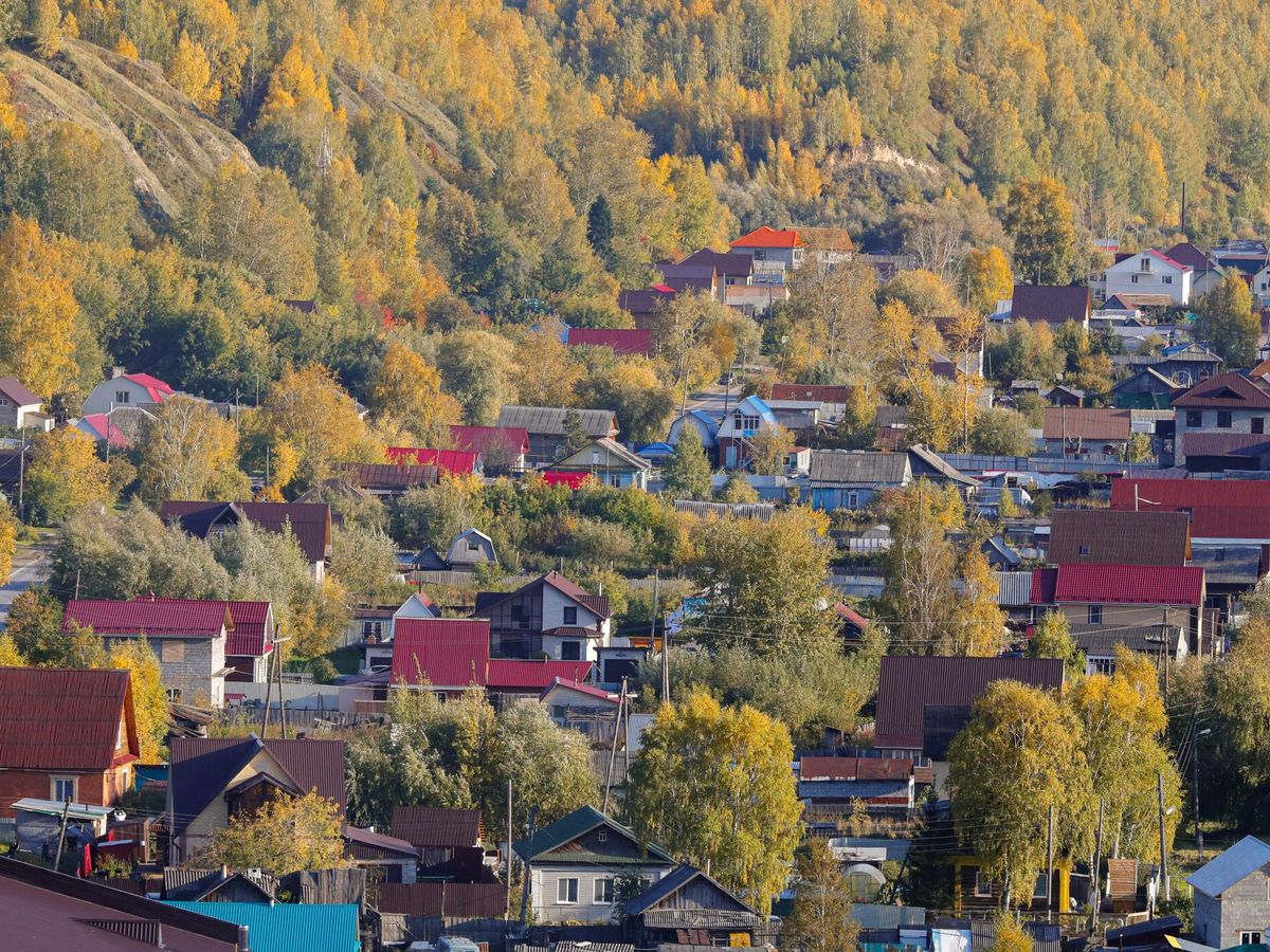 Foto: Casas en Siberia. (EFE)