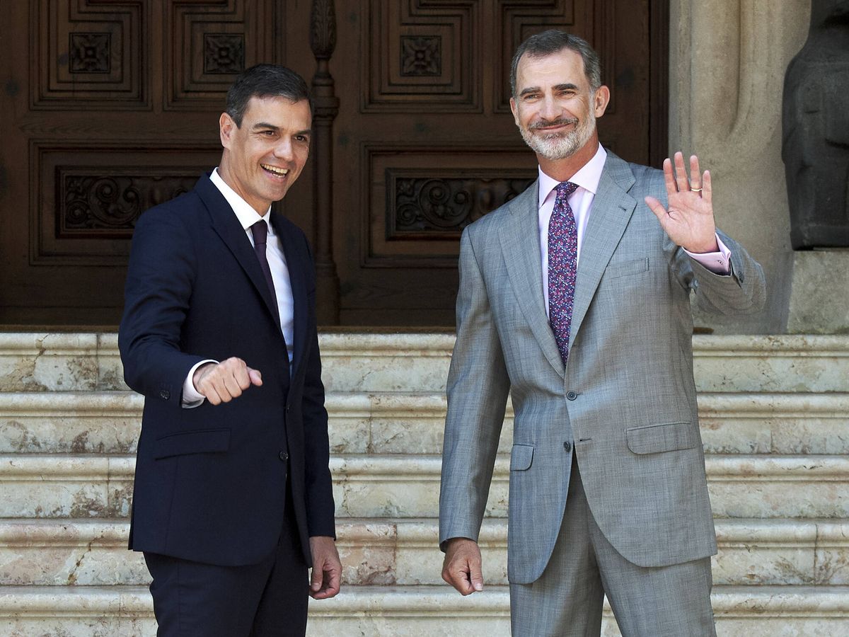 Foto: El rey Felipe y Pedro Sánchez. (Getty/Carlos Álvarez)