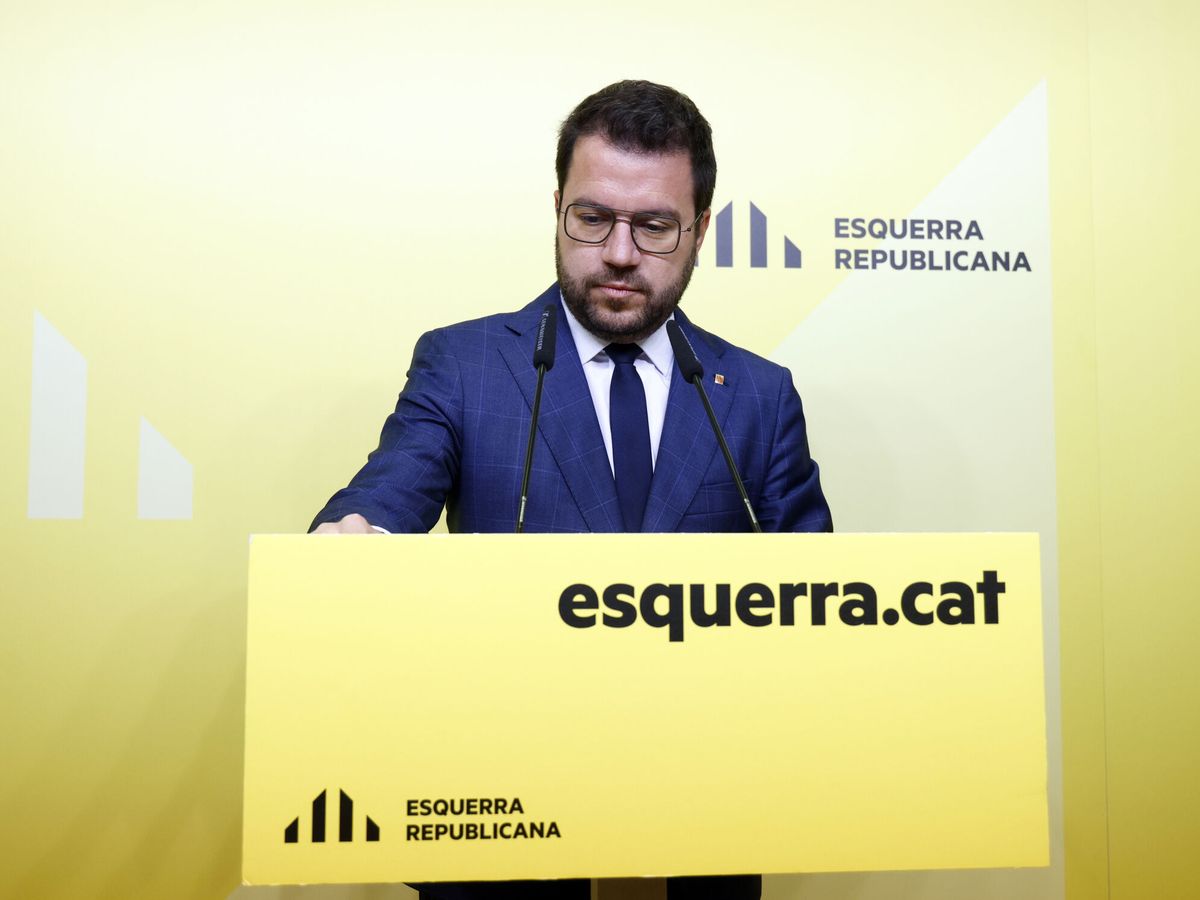 Foto: Aragonès anuncia que abandona la primera línea política. (EFE/Quique García)