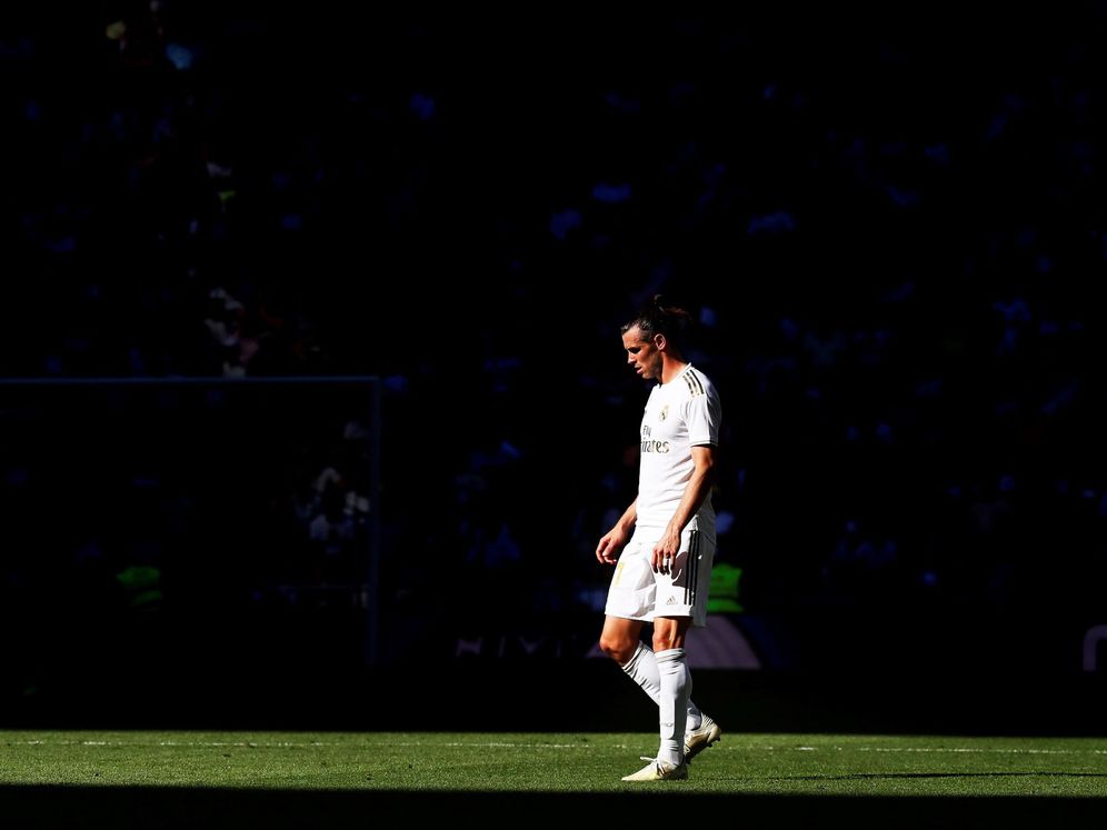 Foto: Gareth Bale en el Santiago Bernabéu. (EFE)