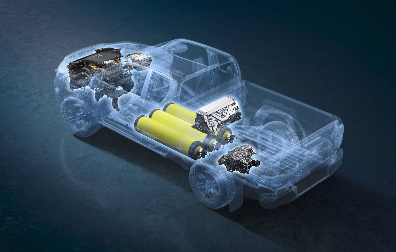 Toyota está desarrollando en el Reino Unido un Hilux eléctrico dotado de pila de hidrógeno.