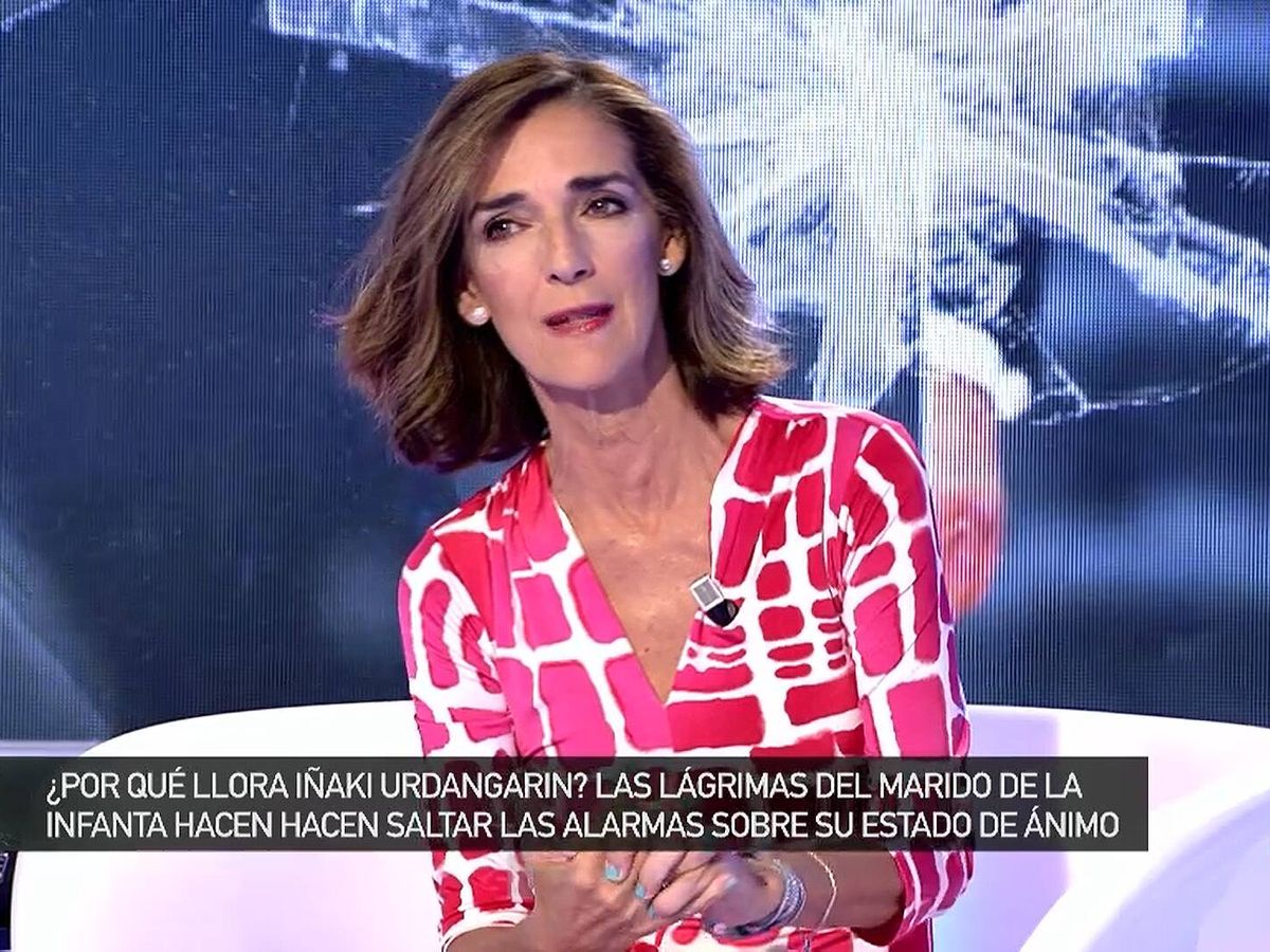Foto: Paloma García Pelayo, en 'Cristina de Borbón'. (Mediaset)