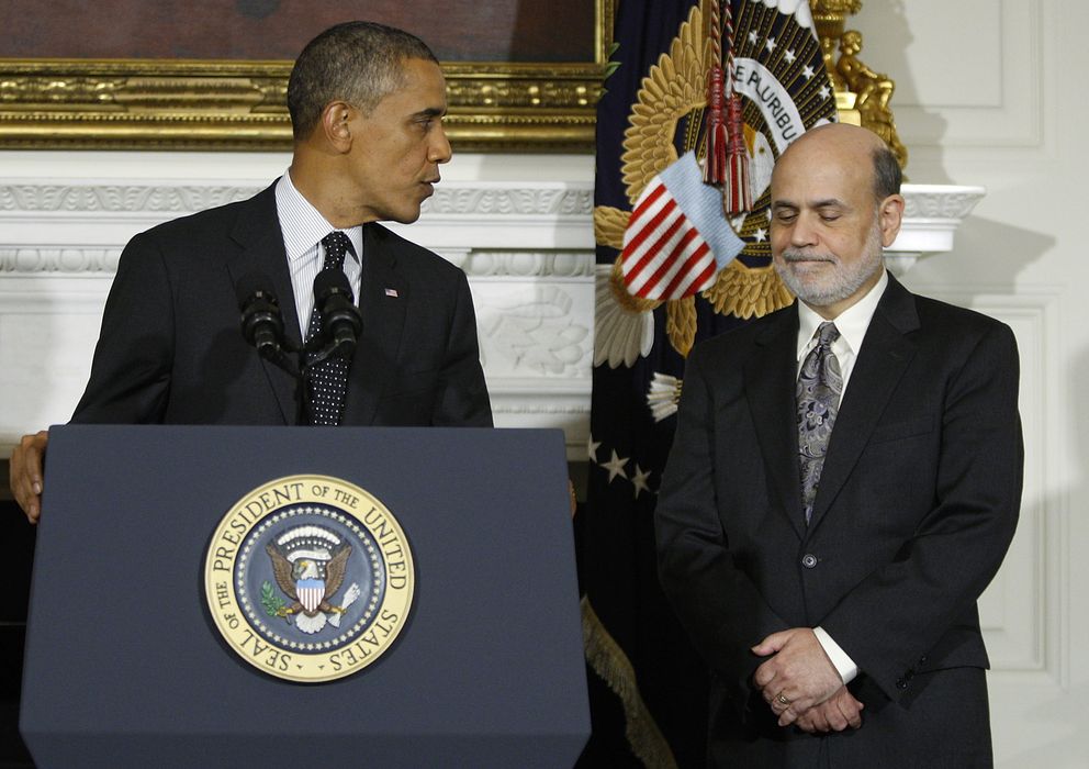 Foto: El presidente de Estados Unidos, Barack Obama, y el presidente de la Fed, Ben Bernanke. (REUTERS)