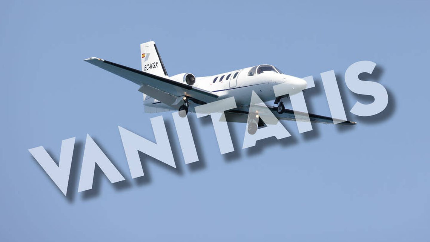 El avión de Artur Mas llega a Ibiza. (Foto: Vanitatis)
