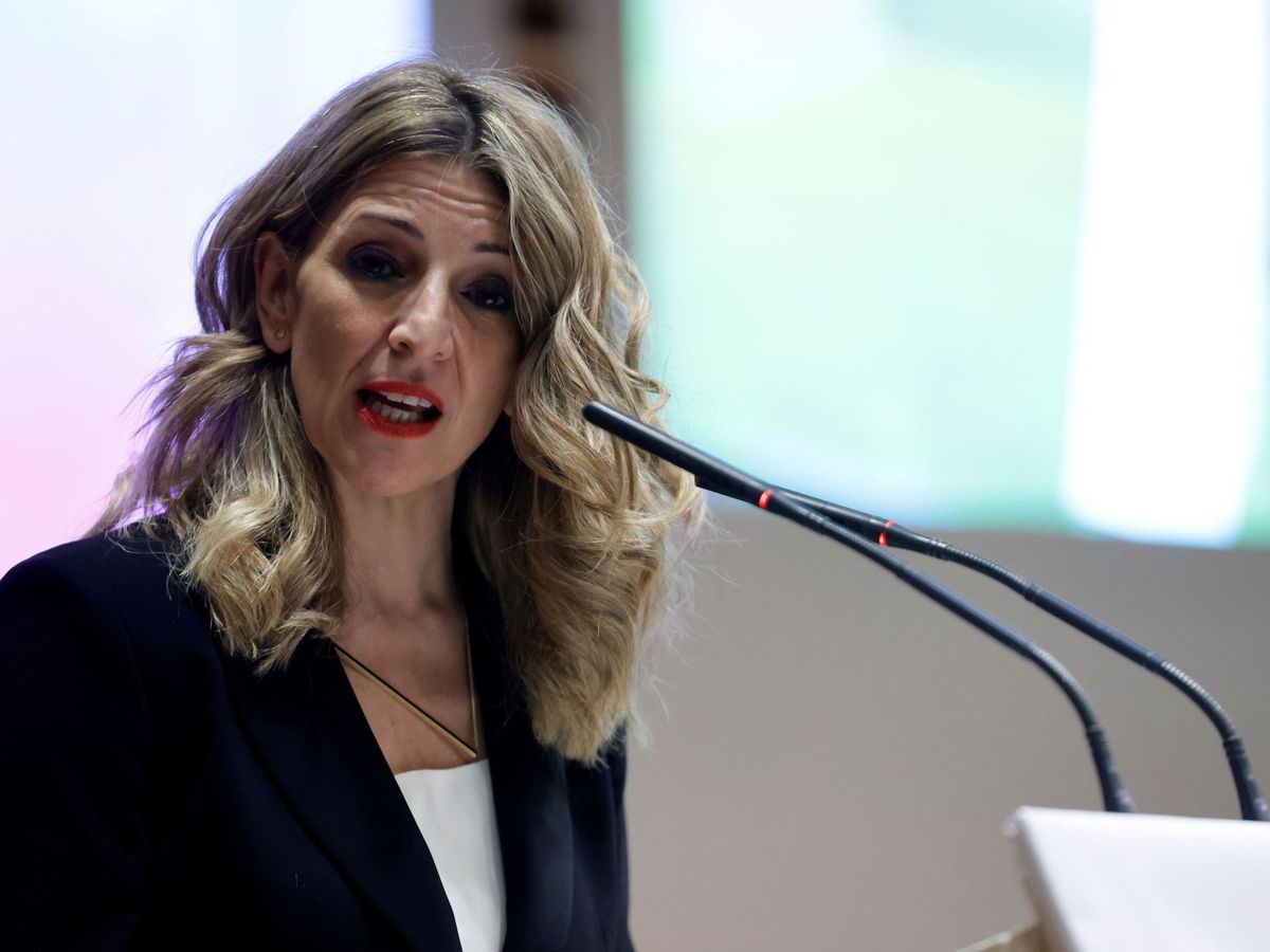 Foto: La ministra española de Trabajo y Economía Social, Yolanda Díaz