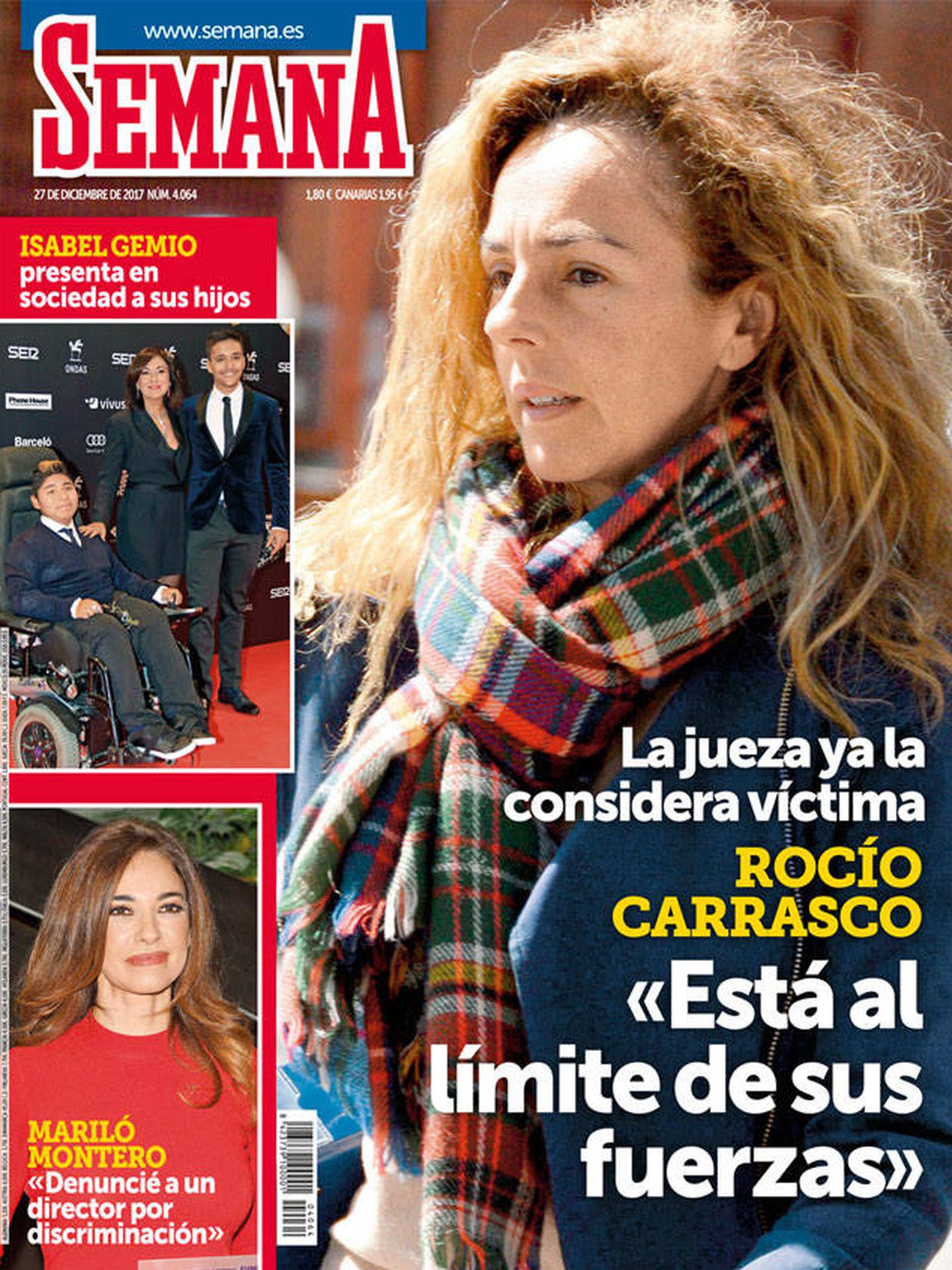 Rocío Carrasco en la portada de 'Semana'.