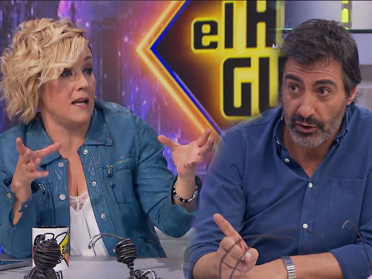 Foto: Cristina Pardo y Juan del Val, en 'El hormiguero'. (Antena 3)