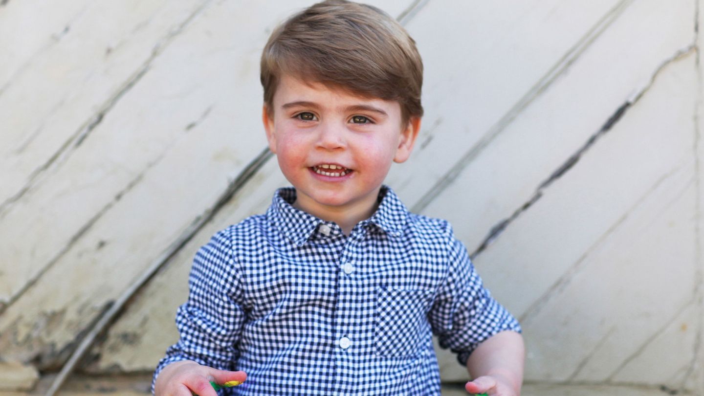 El príncipe Louis, en su anterior cumpleaños. (Duquesa de Cambridge, Palacio de Kensington)