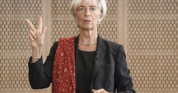 Foto: Conferencia de Christine Lagarde en Berlín. (EFE)