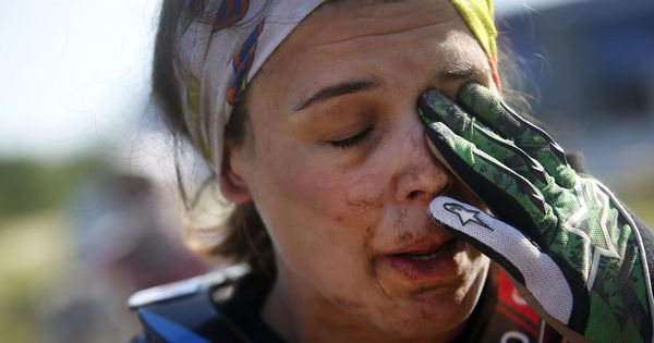 Foto: Laia Sanz es undécima en la prueba chilena del Atacama Rally. (EFE)