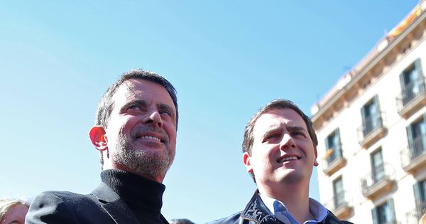 Foto: Valls junto a Albert Rivera. (Gtres)