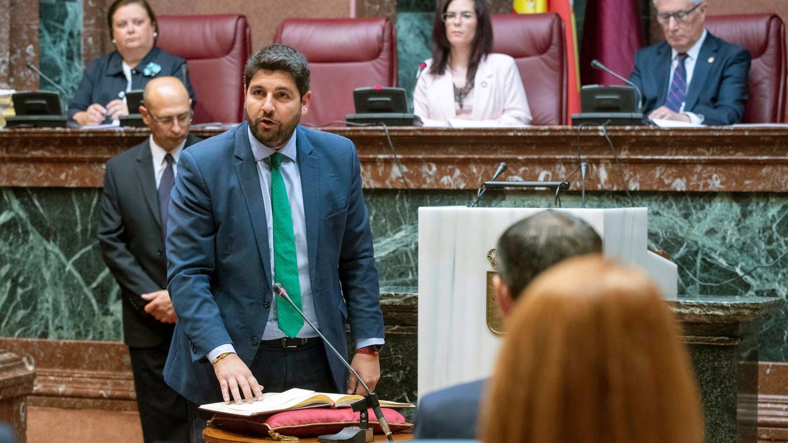 Foto: El presidente en funciones de Murcia, Fernando López Miras. (EFE)