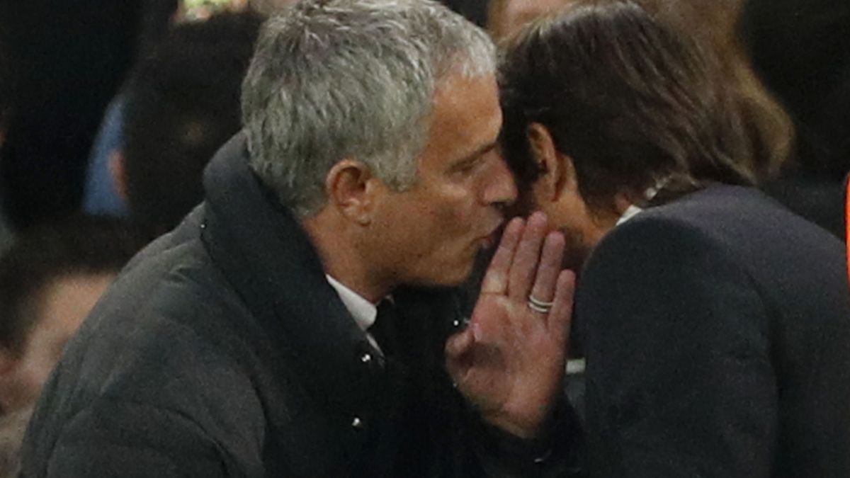 Antonio Conte y Mourinho se lían a palos: "Tiene demencia senil"