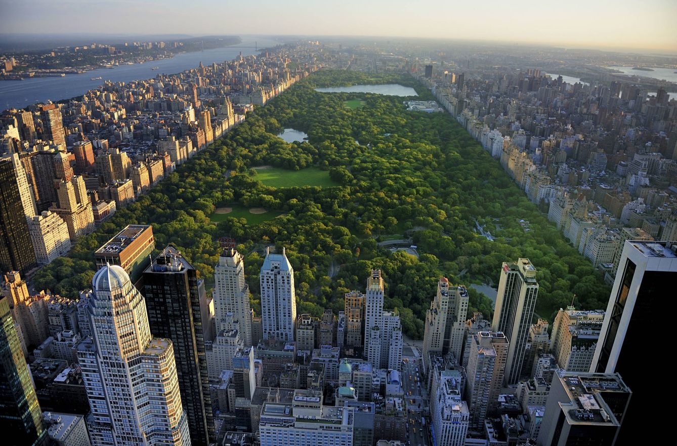 Vista aérea de Central Park, en Nueva York. (iStock)
