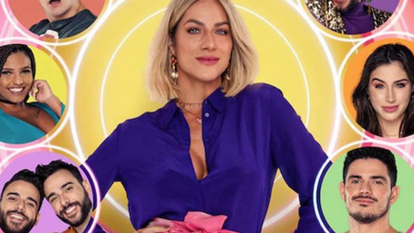 La presentadora y concursantes de 'The Circle Brasil'. (Netflix)