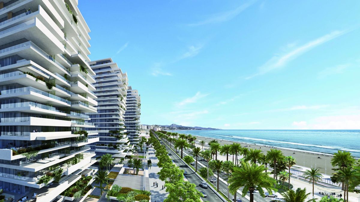 Málaga rompe el techo inmobiliario en las futuras torres frente al mar: 10.000€/m2