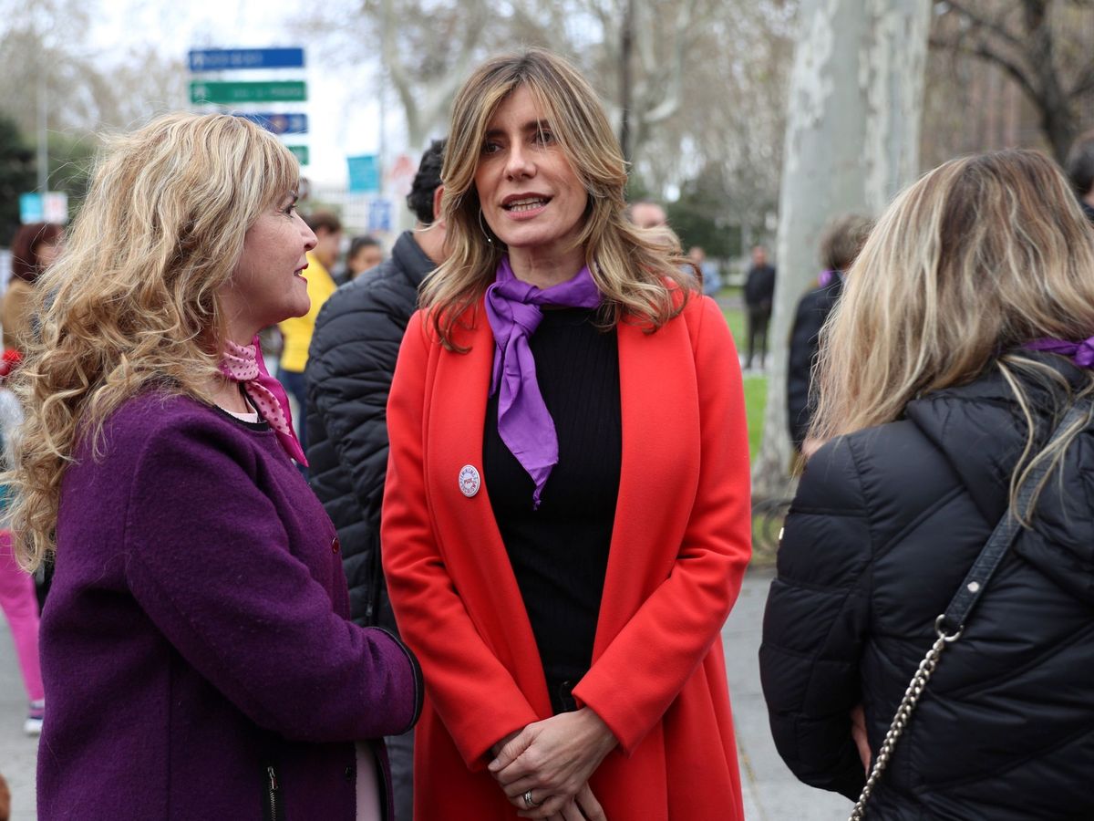 Foto: Begoña Gómez (c), esposa del presidente del Gobierno de España. (EFE)