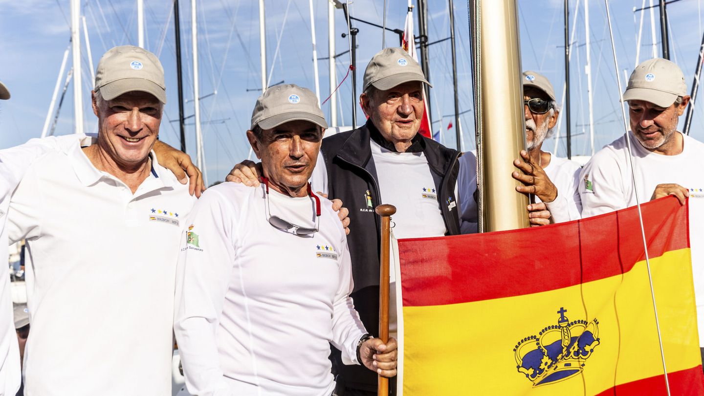 Juan Carlos I celebra su tercer Mundial. (EFE)