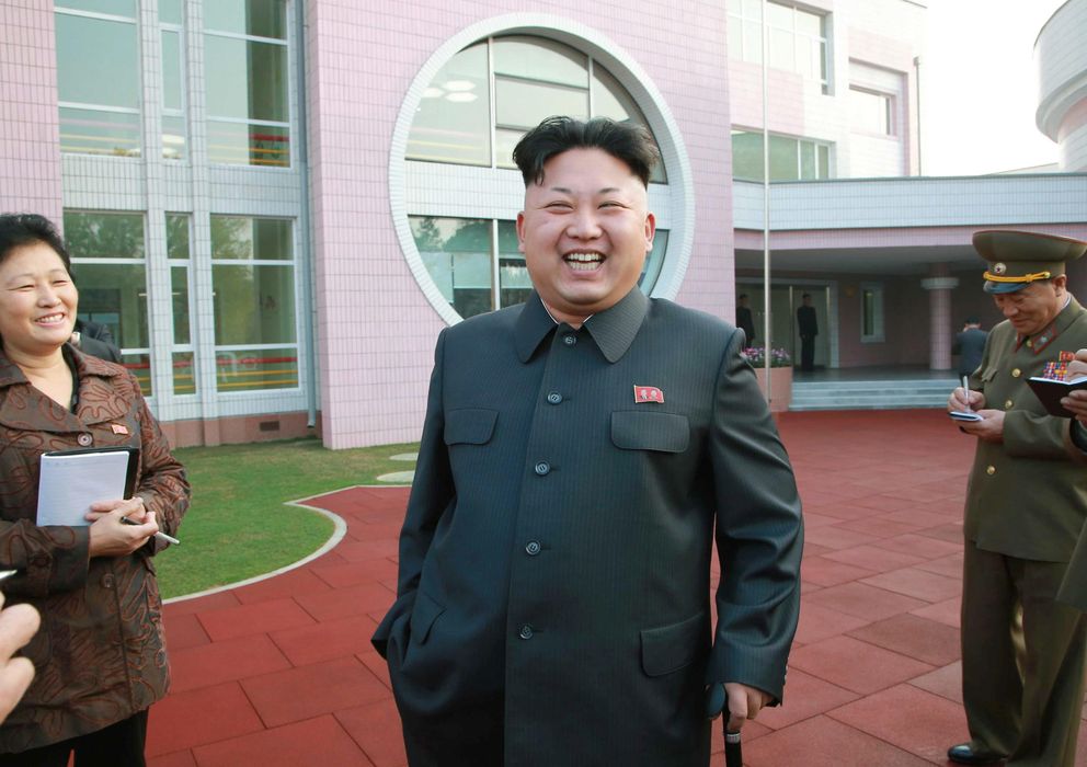 Foto: Kim Jong Un durante una visita a una guardería en Pyongyang (EFE)