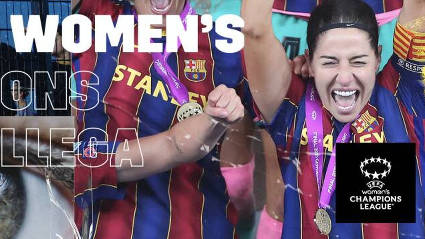 Imagen promocional de la UEFA Women's Champions League. (DAZN)