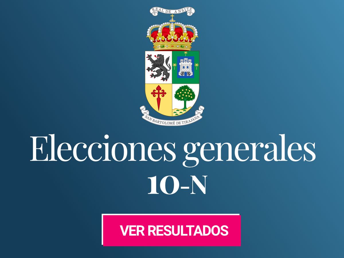 Foto: Elecciones generales 2019 en San Bartolomé de Tirajana. (C.C./EC)