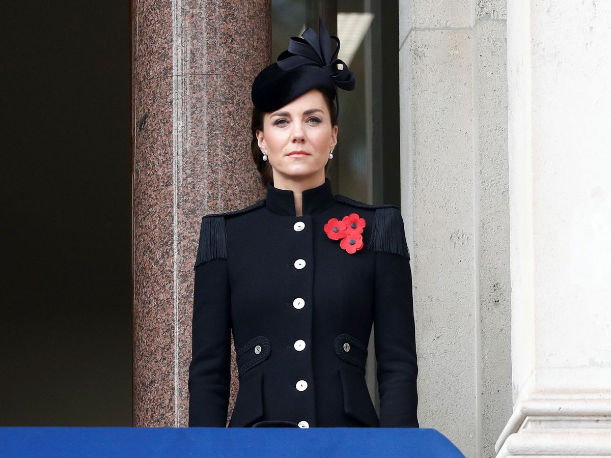 Foto: Kate Middleton, en los actos por el Día del Armisticio. (Reuters)