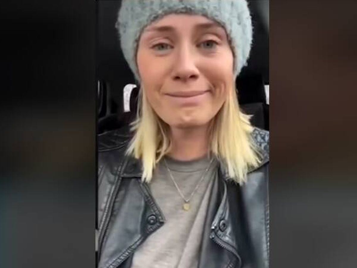 Foto: Fragmento del vídeo que Katie Sorensen publicó en Instagram y que ahora se encuentra en otras redes sociales (TikTok)