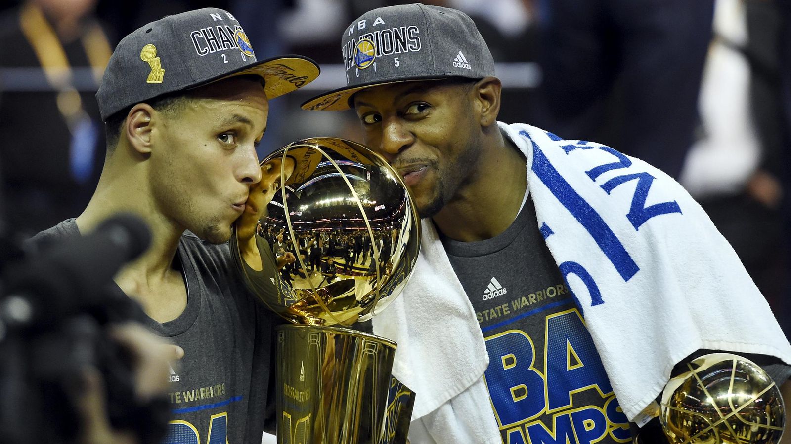 Foto: Stephen Curry y Andre Iguodala. (Reuters)