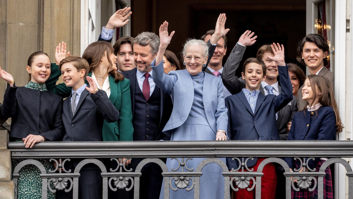 La familia real danesa, al completo. (Reuters)