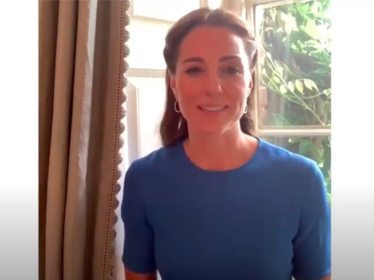 Kate Middleton, en el vídeo. (Kensington Palace)